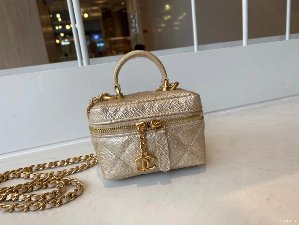 WITH CHANEL CHAIN VANITY SMALL 0825